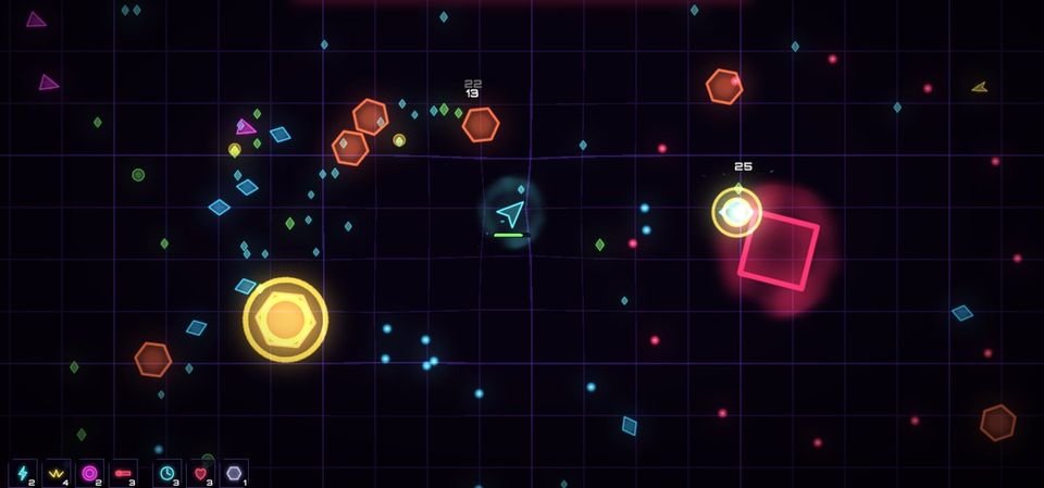 Neon Horde, jeu de survie